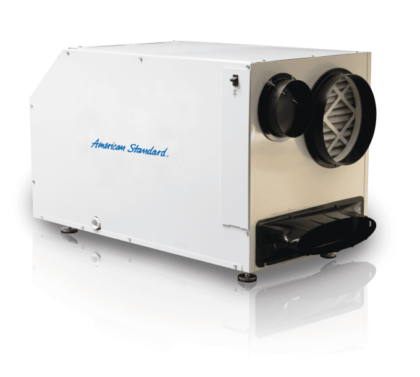 American Standard Whole-home dehumifier to protect your wood furnishings and floors, reduce mold, improve indoor air quality and reduce odors. STEVE'S HEATING AND COOLING, RIVERSIDE, MO