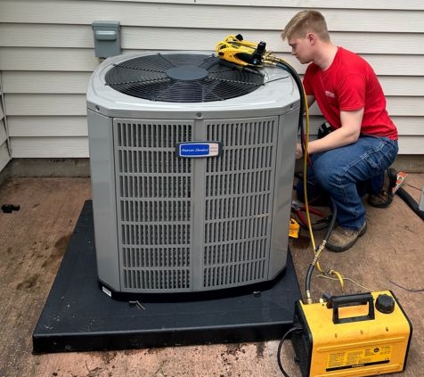 New AC installation from the pros at Steve's Heating & Cooling, Riverside, MO 64151.